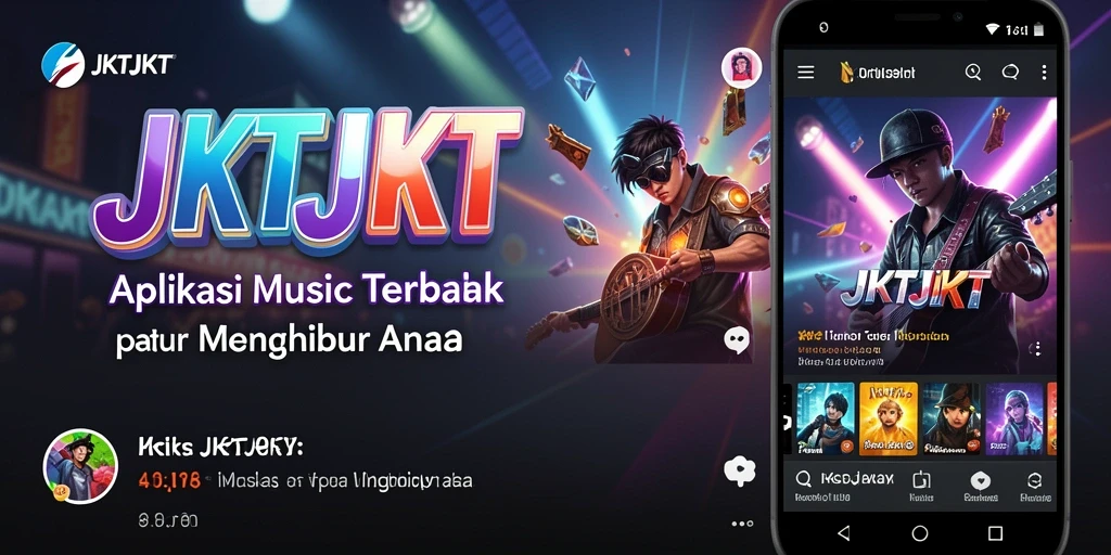 Tampilan gameplay dari aplikasi musik yang interaktif dan menyenangkan.