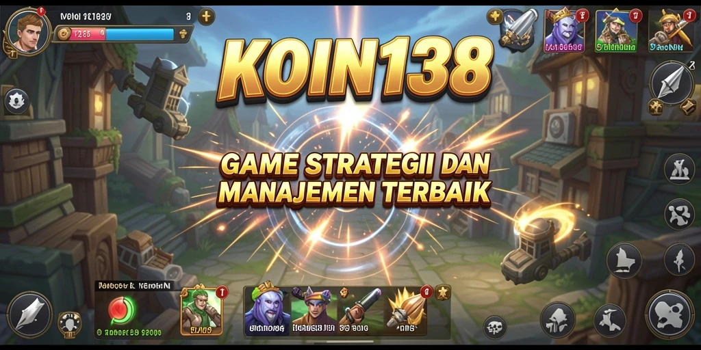 Screenshot gameplay KOIN138 menampilkan aksi strategi yang menegangkan.