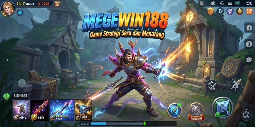 Tampilan gameplay <strong>MEGEWIN188</strong> yang menarik dan interaktif.
