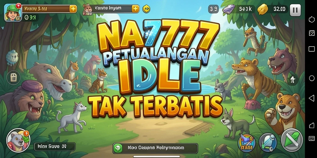 Tampilan gameplay NA777 yang menarik dengan fitur Idle yang seru.