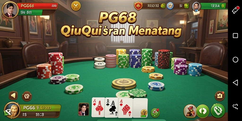Tampilan gameplay QiuQiu yang menarik dan interaktif.